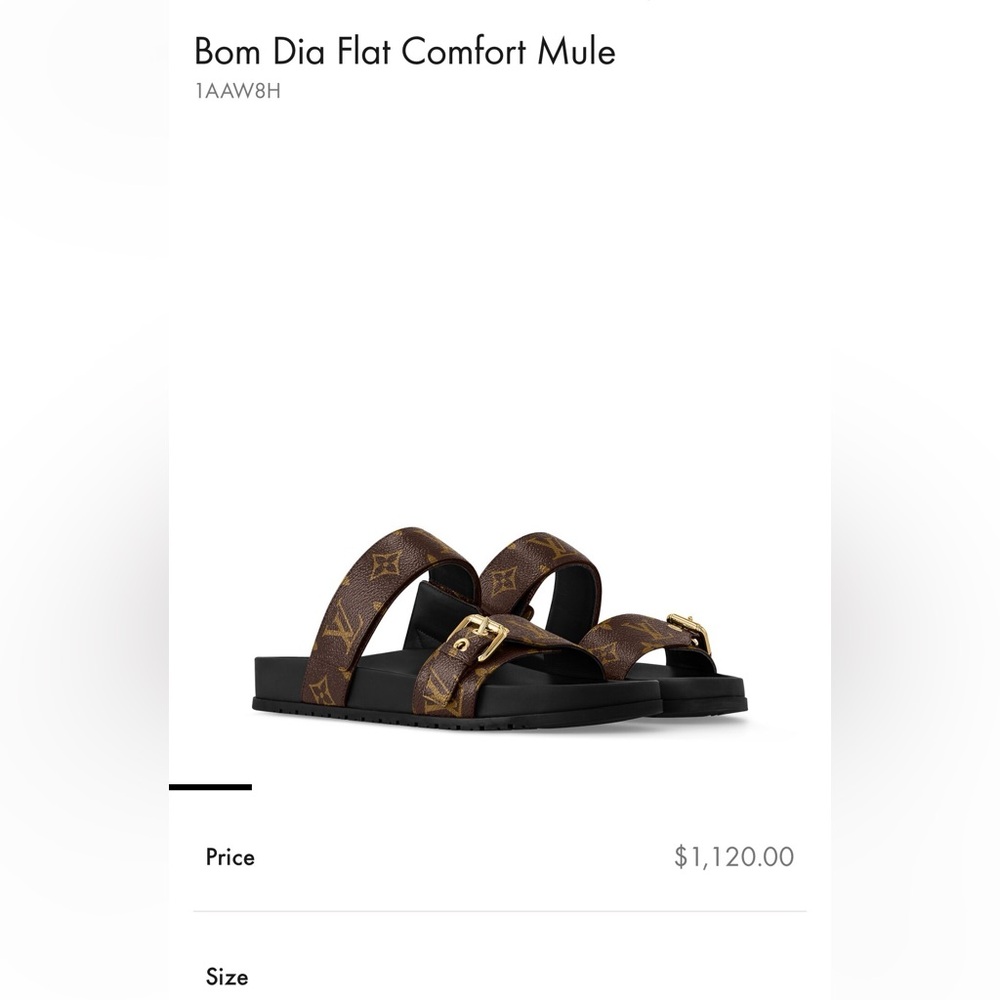 Louis Vuitton Bom Mia Comfort Mule 38 - Picture 8 of 10